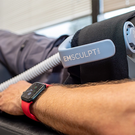 Weight Loss Centennial CO EmSculpt Neo Machine Up Close